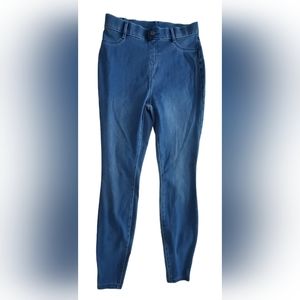 Time and Tru Juniors XS (0-2) Pull On Jeggings Blue‎